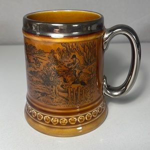 Vintage Tankard Mug Lord Nelson Pottery Hunting Scene. England